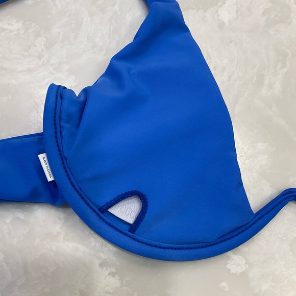 Bikini Two Piece, Royal Blue, Size M, NWOT, Removable Top Insert - Picture 7 of 10